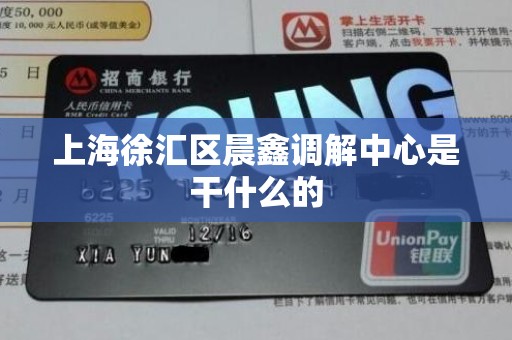 上海徐汇区晨鑫调解中心是干什么的