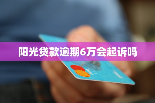 阳光贷款逾期6万会起诉吗