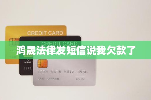 鸿晟法律发短信说我欠款了