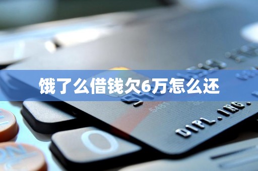 饿了么借钱欠6万怎么还