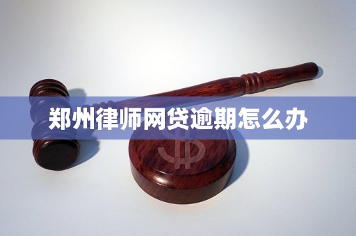 郑州律师网贷逾期怎么办