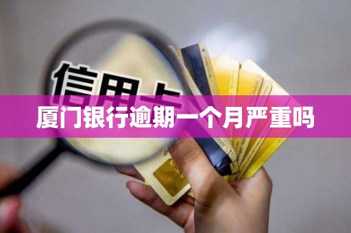 厦门银行逾期一个月严重吗